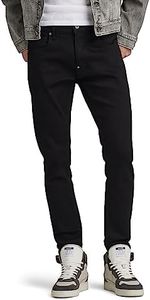 G-STAR RAW Men's Revend Skinny Jeans, Black (Pitch Black 51010-b964-a810), 36W x 34L