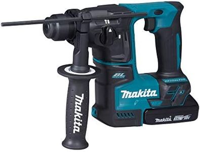 Makita DHR171RAJ Akku-Bohrhammer für SDS-PLUS 18 V / 2,0 Ah, 2 Akkus + Ladegerät im MAKPAC, Schwarz, mit 2x Akku 2,0 Ah