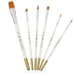 KONTONTY 1 Set 6pcs Fondant Painting Brush Food Decor Food Paint Brush Cake Painting Brush Scribe