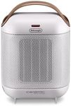 De'Longhi HFX30C15WCA Capsule Compact Ceramic Fan Heater, White