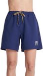 Roxy RBS225038 Women's Boardshorts, Classic Mid-Length Board Shorts, navy1, M