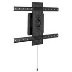 Mount-It! Landscape to Portrait Rotating TV Wall Mount | Vertical Flush TV Mount with 360 Degree Rotation | Fits VESA Up to 600x400, 37 to 80 Inch Screens, 110 Lbs Capacity