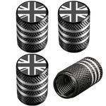 Chenyoyangfen 4 Pack Tyre Valve Caps dust caps for car tyres Black Dust Caps car dust caps Universal Stem Dust Covers tyre caps Tire Valve Stem Caps car tyre dust caps Universal for Cars,Motorbikes