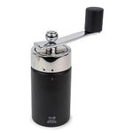 Peugeot - Isen Manual Nutmeg Mill with Crank handle - Beechwood and Stainless Steel, Black, 16 cm