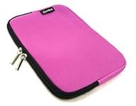 Emartbuy® iRULU Walknbook W2 Mini 8 Inch Tablet PC Hot Pink Water Resistant Neoprene Soft Zip Case Cover Sleeve (8 Inch Tablet)