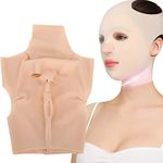 Double‑Chin Reducer, Reusable V Line Mask Facial Slimming Strap Double Chin Reducer Chin Up Mask For Women and Men Tightening Skin Preventing Sagging