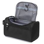 Toiletry Bag, Etercycle Hanging Wash Bag Travel Toiletry Bag Waterproof Bathroom Bag for Men and Women Travel Toiletry Makeup Organizer (Black)