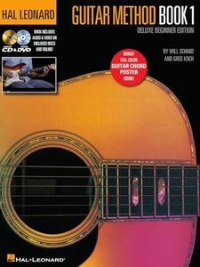 Hal Leonard Hal Leonard Guitar Method - Book 1 Deluxe Beginner Edition: Includes Audio & Video on Discs and Online Plus Guitar Chord Poster