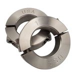 Coastal Shaft Collars - 1.00" Bore Diameter - Clamping Two Piece Shaft Collar - 303 Stainless Steel (2 Pack)