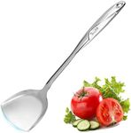 BAERFO 304 Stainless Steel Wok Spatula (13.5 Inch/1Pc) More Heat and Rust Resistant Cooking Wok Turner Shovel for Kitchen
