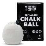 Hammer Grip Gym Chalk - Ideal for Weightlifting, Gymnastics, Rock Climbing, Bodybuilding, Cross-fit, and Many More (Chalk Ball 1-Pack)