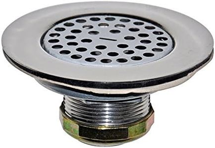 Danco 10644 4-1/2" Mobile Home Flat Top Shower Drain Strainer, Chrome