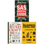 SAS Survival Guide, Bushcraft 101, The Wilderness Survival Guide 3 Books Collection Set