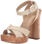 Sam Edelman Women's Kayna Platform Sandal, Modern Ivory, 3.5 UK