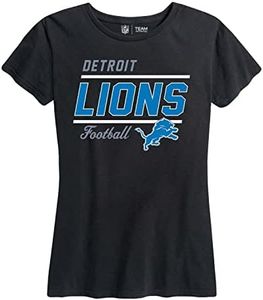 Lions Women's NFL Gameday T-Shirt - Black, Medium