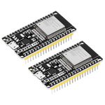 2 Pieces 38pin ESP32 NodeMCU WiFi Bluetooth Module ESP32 WROOM 32 DEvelopment Board with CP2102 compatible with Arduino Micro USB port