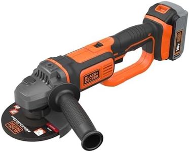 BLACK+DECKER 18V Cordless Small Angle Grinder - Bare Unit (Battery not Included)