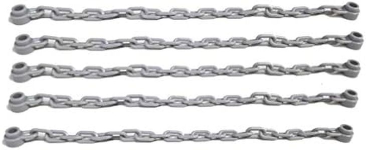 Lego Chain, 21 Links, LIGHT Bluish Grey - Lot of 5 loose parts)