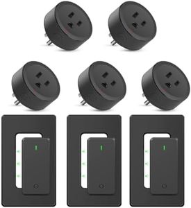 NineLeaf Remote Switch Outlet,Wireless Control Outlet Plug with Switch
