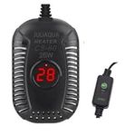 JULIAQUA Aquarium Heater with Temperature Display Adjustable heater 25W/50W/100W/150W (GUI-25W)