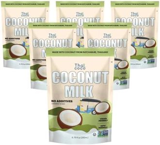 Thai Coco - Coconut Milk Full Fat Unsweetened - 6.76 fl. oz. 6 Pk