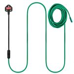 Elixir Gardens Low Energy Soil Warming Cables | 3m, 6m, 12m, 24m & 48m Lengths & Optional Thermostat for Heated Beds, Propagators, Seed Trays, Reptile Vivariums & Terrariums | 6m Cable