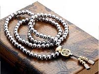 Outdoor Chain Full Steel Martial Arts 108 Buddha Beads Necklace Chain (108 Beads Chain)
