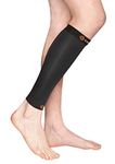 Copper 88 Calf Compression Sleeve with 88% Copper Fiber Embedded Nylon to Aid in Recovery & Pain Relief … (Large)