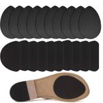 10Pairs Shoe Sole Protectors Anti Slip Shoe Sole Grips, Self Adhesive Rubber Shoe Soles for Shoe Repair, Non Slip Shoe Grips On Bottom of Shoes for Sneakers Heels Boots (Forefoot & Backfoot)