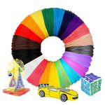 3D Pen Filament Refills | PLA 1.75mm | 20 Colour Array,16.5ft Each Color, 330 Feet Total | Create Professional Art with 3D Pen Refills for Kids and Adults