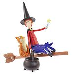 WOW! STUFF The Witch and Cat From Room On The Broom Twin Pack - Articulated Collectable Action Figures | Official Toys and Gifts from The Julia Donaldson and Axel Scheffler Books and Films,Brown