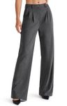 Libin Women's Wide Leg 29"/31" High Waisted Pants Business Work Slacks Pants Dress Yoga Golf Casual Trousers,Grey,8