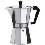 3D CREATIONS 3 cup 150 ML Classic Premium Grade Aluminium Stovetop Percolator/Italian Style Perculator Coffee Maker/Moka Pot/Coffee Brewing/Brew Filter Coffe/Kapi/Brewing Espreso coffee/