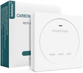 Safeliveo Carbon Monoxide Alarm, Carbon Monoxide Detector with Silence Button 10 Years Sensor Life for Home Safety, CO alarms Replaceable Batteries Powered - EN 50291 Standard,Standalone,1 Pack