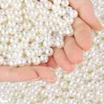 Phinus 1000 Pcs 8mm Pearl Beads wit