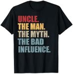 Vintage Fun Uncle Man Myth Bad Infl