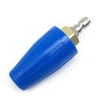 YOKING YK-5B60N Turbo Nozzle for High Pressure Washers,Ceramic Core 5000 PSI，6.7GPM with 1/4" QD Plug, Blue (Nozzle Size) (060)