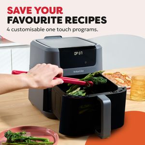Instant Pot Vortex Compact Air Fryer 5L – Truffle Grey, 4-in-1, Non-Stick, Family Size
