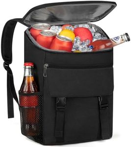 Backpack Cooler - 30 Cans Insulated Cooler Backpack for Men & Women Portable Leak Proof Lunch Backpack Cooler Bag for Beach Picnic Travel Work Camping Hiking-Black
