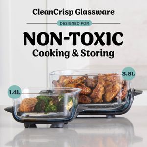 Ninja CRISPi 3.8L Air Fryer – Blue Compact Healthy Cooker