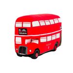 Original Vintage Routemaster London Bus Soft Toy - Double Decker Plush Toy for Kids and Collectors