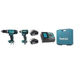 Makita LXT235S 18V LXT 2 Piece Combo (BHP453Z/DTD152Z), Blue