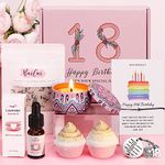 Bath Sets 18th Birthday Gifts for Girls, Unusual Skin Care 18th Birthday Hampers for Her Happy 18th Birthday Pamper Gifts for 18 Year Old Girls, 18th Birthday Presents Ideas for Daughter, Best Friend