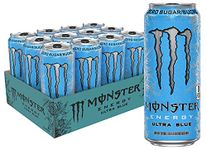 Monster Energy, Ultra Blue, 473mL Cans, Pack of 12