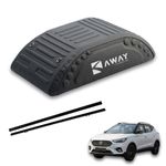 Away 3D Roofbag - 390 litres Capacity Car Rooftop Cargo Bag for MG Astor | Aerodynamic Shape | Dual Opening | Water Resistant Material | Universal Fit Over Crossbars
