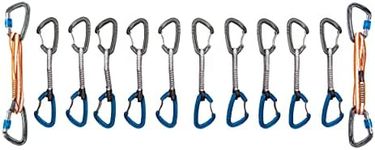 TRANGO Sport Climbing Package - Complete Essentials: 10 Phase Quickdraws, 4 React Screwlocks, 2 60cm Low Bulk Slings