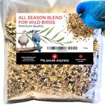 Ma Poule Express All Season Wild Bird Food Blend, Wild Bird Seed Mix, 3.18KG (7lbs) Bag