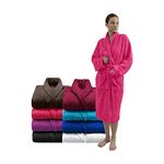 Zuper Duper Towelling Bath Robe Premium Quality Bathrobes for Women Highly Absorbent 100% Cotton Shawl Design Perfect for Men & Women in Loungewear and Gifts