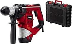 Einhell TC-RH 900 Rotary Hammer Drill | SDS Plus 3-in-1 Drill - Drilling / Pneumatic Impact Drilling / Chiselling | 900W, 3.0 Joule Impact Force, Hard Storage Case, Black