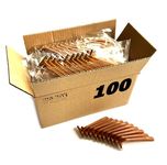 100 Twin Blade Disposable Razors Made of 35% Wheat Straw Fiber in Bulk - Professional or Home Use